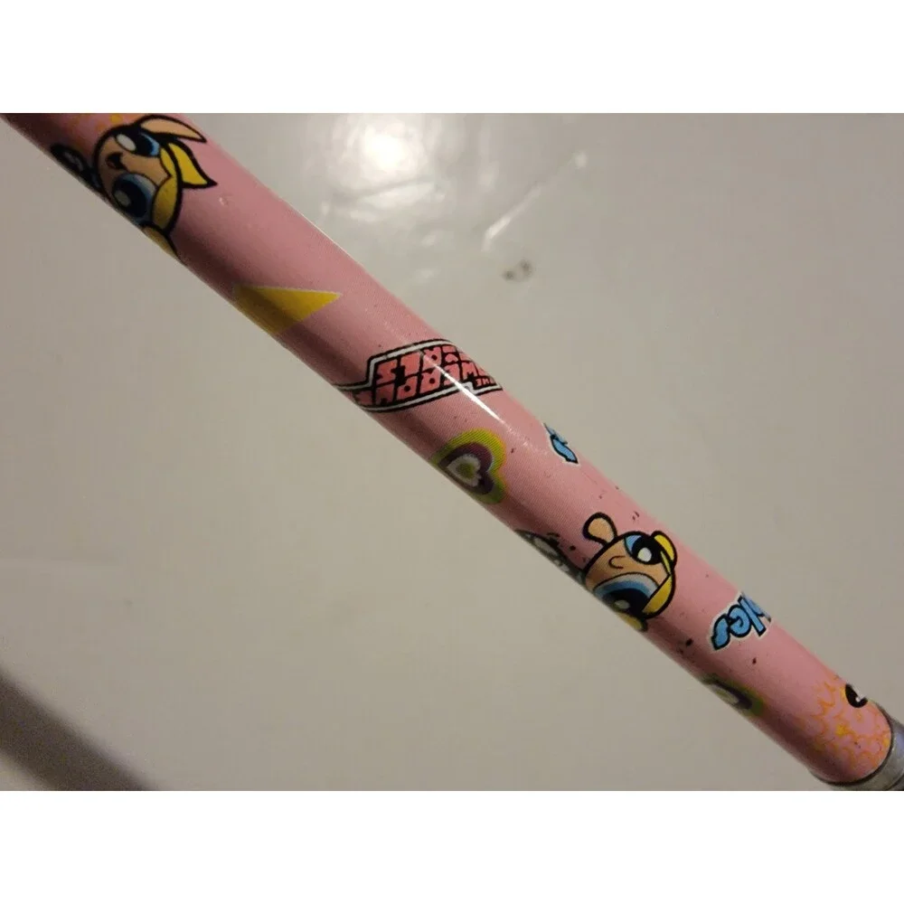 Powerpuff Girls Vintage Pencil Wooden School 1999 Cartoon Network Bubbles